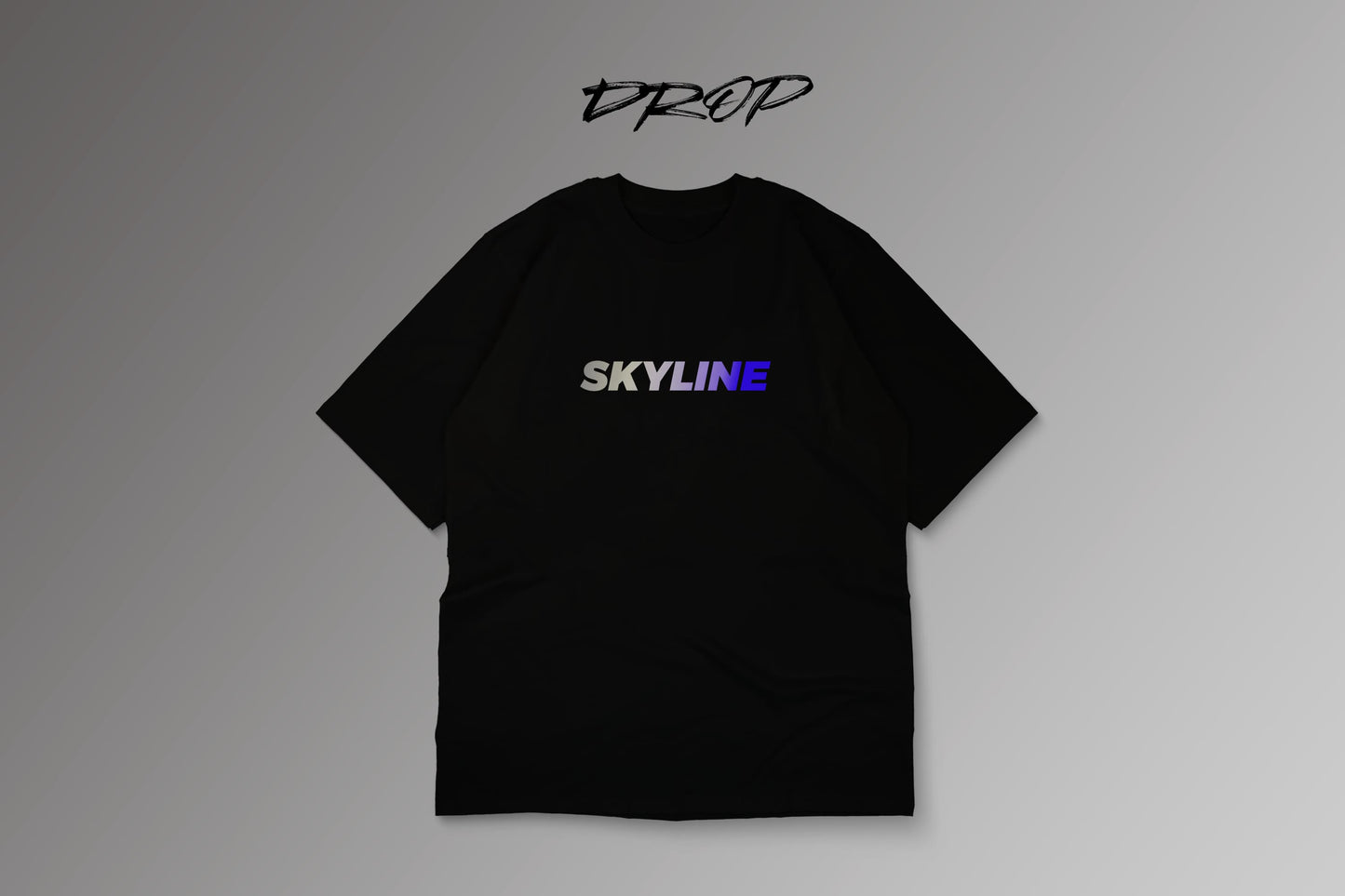 SKY LINE BLUE SHADED DROP