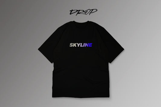 SKY LINE BLUE SHADED DROP