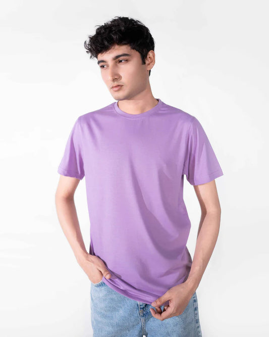 purple Basic Tee