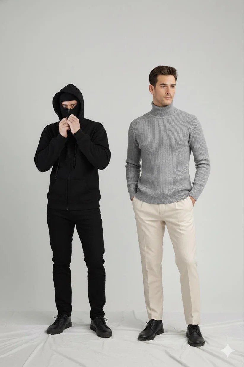 Pack of 2 Balaclava & Grey Highneck