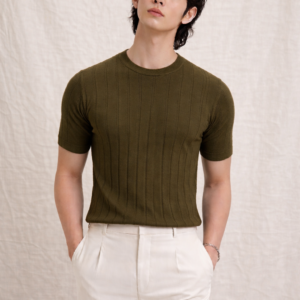 Drop Needle T-shirt – Olive