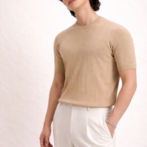 Drop Needle T-shirt – Beige