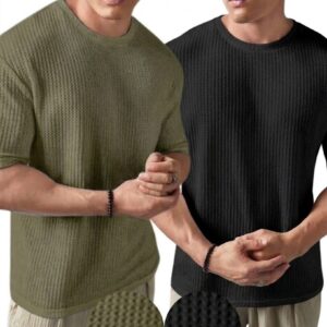 Pack of 2 – Waffle Knit Tees