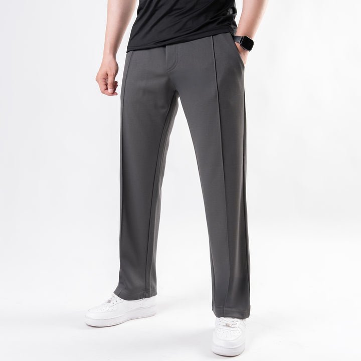 Pleated Loose Fit Trouser - Charcoal - Image 3