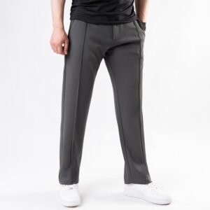 Pleated Loose Fit Trouser - Charcoal
