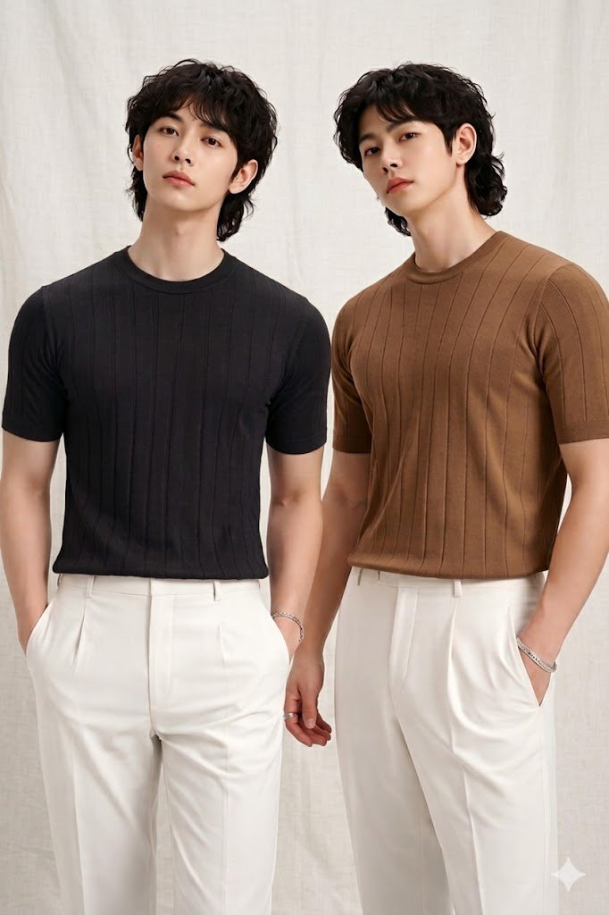 Pack of 2 – Drop Needle Tees
