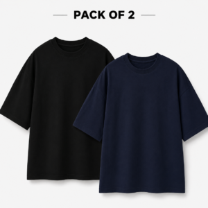Pack of 2 Oversized Drop Shoulder