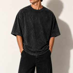 Acid Wash Drop Shoulder